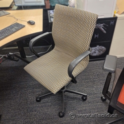 Brown Pattern Steelcase Protege Office Task Meeting Chair